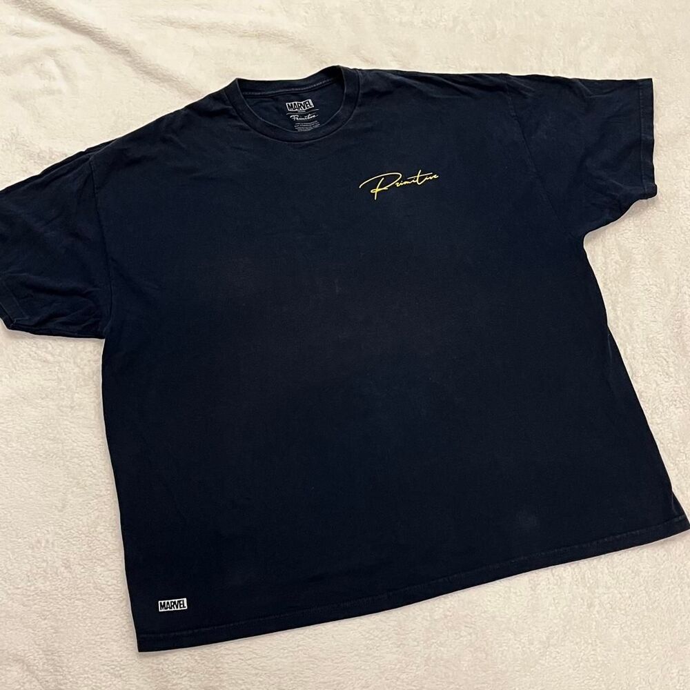 Primitive Men's Navy and Black T-shirt